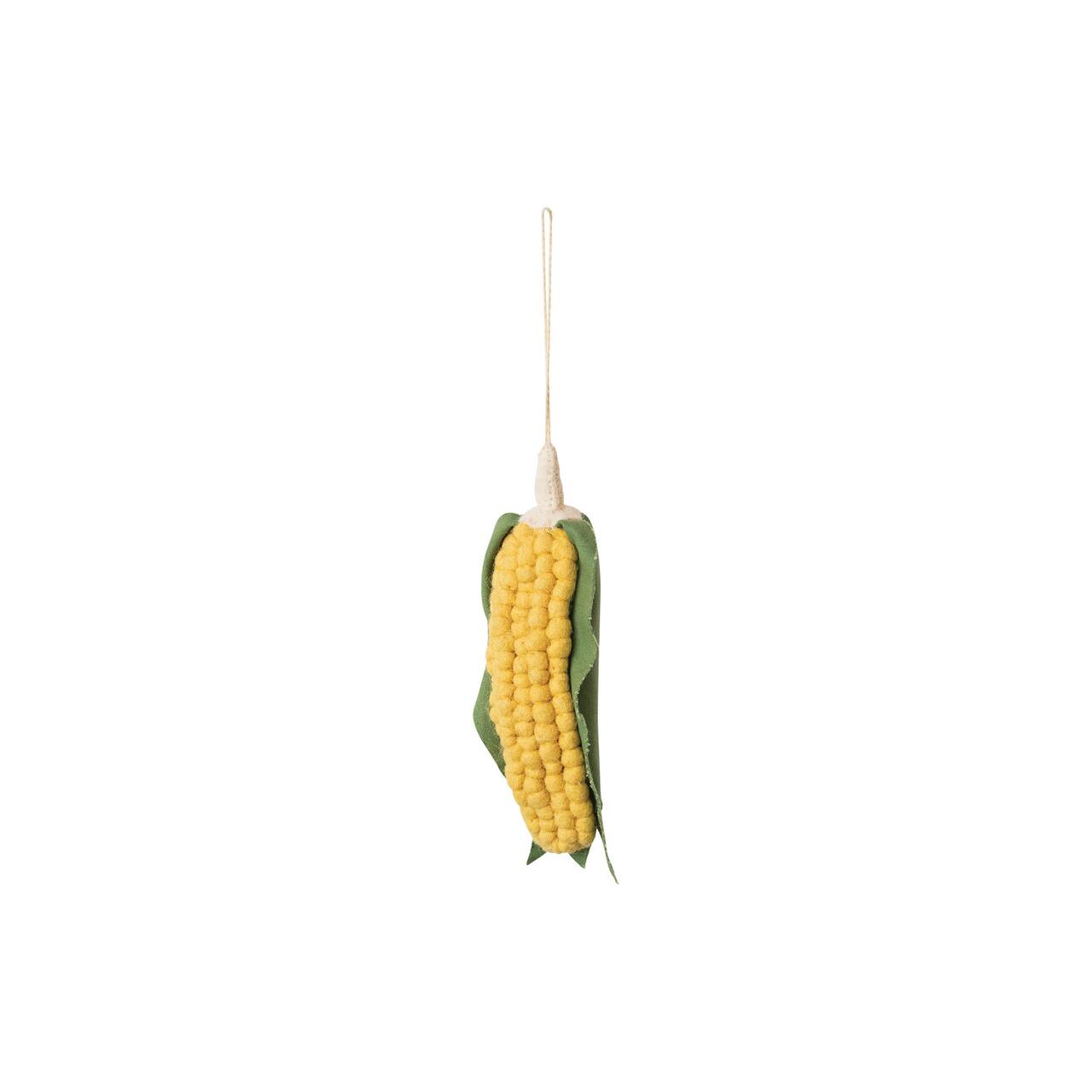 Hello Honey® 8" Corn Ear Felt & Cotton Ornament